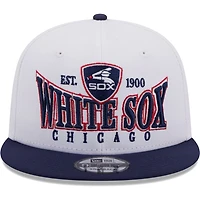 New Era /Navy Chicago Sox Crest 9FIFTY Snapback Hat