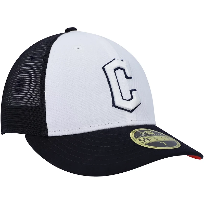 New Era /Navy Cleveland Guardians 2023 On-Field Batting Practice Low Profile 59FIFTY Fitted Hat