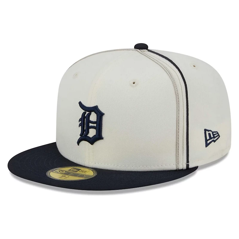 New Era /Navy Detroit Tigers Chrome Sutash 59FIFTY Fitted Hat