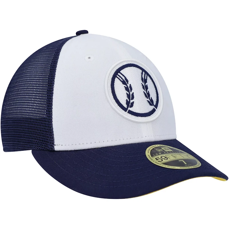 New Era /Navy Milwaukee Brewers 2023 On-Field Batting Practice Low Profile 59FIFTY Fitted Hat