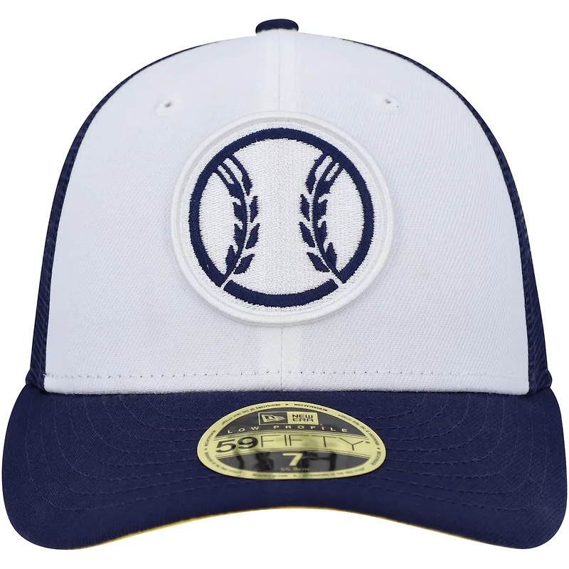 New Era /Navy Milwaukee Brewers 2023 On-Field Batting Practice Low Profile 59FIFTY Fitted Hat