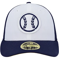 New Era /Navy Milwaukee Brewers 2023 On-Field Batting Practice Low Profile 59FIFTY Fitted Hat