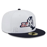 New Era /Navy New York Yankees State 59FIFTY Fitted Hat