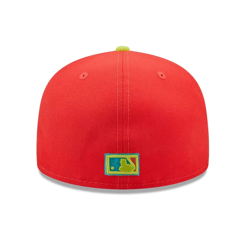 New Era /Neon Green Los Angeles Dodgers 1978 World Series Lava Highlighter Combo 59FIFTY Fitted Hat