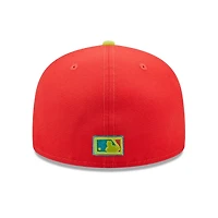 New Era /Neon Green Los Angeles Dodgers 1978 World Series Lava Highlighter Combo 59FIFTY Fitted Hat