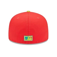 New Era /Neon Green Oakland Athletics 40th Anniversary Lava Highlighter Combo 59FIFTY Fitted Hat
