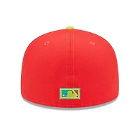 New Era /Neon Green Washington Nationals 2008 Inaugural Season Lava Highlighter Combo 59FIFTY Fitted Hat