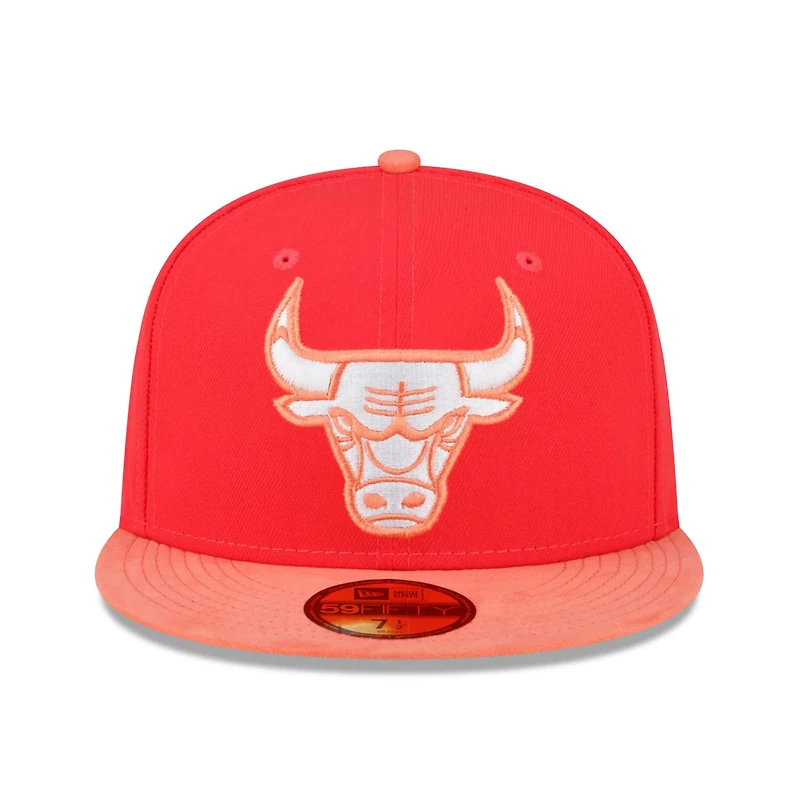 New Era /Peach Chicago Bulls Tonal 59FIFTY Fitted Hat