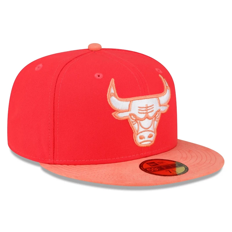 New Era /Peach Chicago Bulls Tonal 59FIFTY Fitted Hat