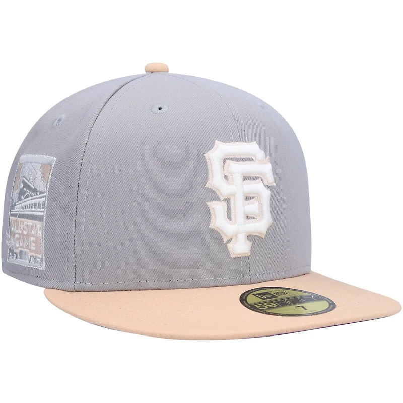 New Era /Peach San Francisco Giants 2007 MLB All-Star Game Undervisor 59FIFTY Fitted Hat