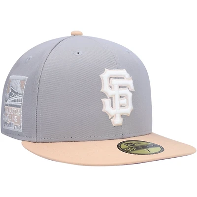 New Era /Peach San Francisco Giants 2007 MLB All-Star Game Undervisor 59FIFTY Fitted Hat