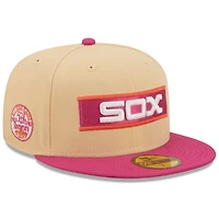 New Era /Pink Chicago White Sox 1933 MLB All-Star Game 50th Anniversary Mango Passion 59FIFTY Fitted Hat