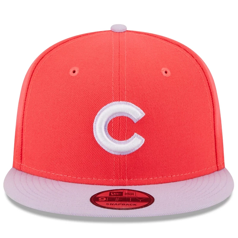 New Era /Purple Chicago Cubs Spring Basic Two-Tone 9FIFTY Snapback Hat