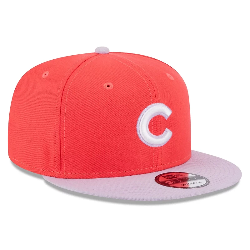 New Era /Purple Chicago Cubs Spring Basic Two-Tone 9FIFTY Snapback Hat