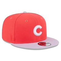 New Era /Purple Chicago Cubs Spring Basic Two-Tone 9FIFTY Snapback Hat