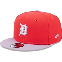 New Era /Purple Detroit Tigers Spring Basic Two-Tone 9FIFTY Snapback Hat
