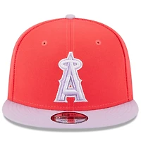 New Era /Purple Los Angeles Angels Spring Basic Two-Tone 9FIFTY Snapback Hat
