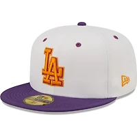 New Era /Purple Los Angeles Dodgers 40th Anniversary at Dodger Stadium Grape Lolli 59FIFTY Fitted Hat