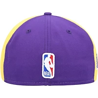 New Era /Purple Los Angeles Lakers Back Half 9FIFTY Fitted Hat