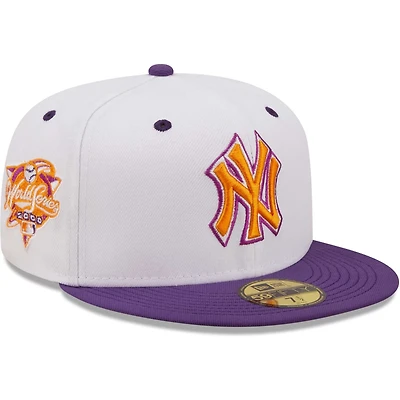 New Era /Purple New York Yankees 2000 World Series Grape Lolli 59FIFTY Fitted Hat