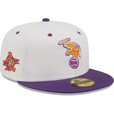 New Era /Purple Oakland Athletics 30th Season Grape Lolli 59FIFTY Fitted Hat