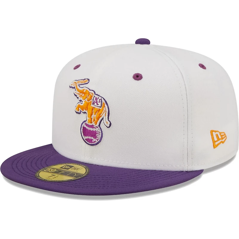 New Era /Purple Oakland Athletics 30th Season Grape Lolli 59FIFTY Fitted Hat