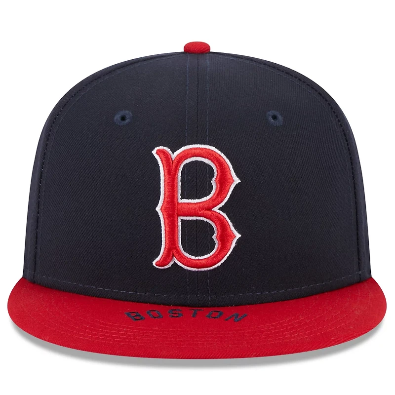 New Era /Red Boston Red Sox On Deck 59FIFTY Fitted Hat