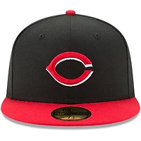 New Era /Red Cincinnati Reds Road Authentic Collection On-Field 59FIFTY Fitted Hat