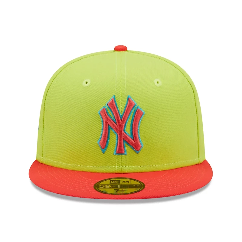 New Era /Red New York Yankees Cyber Highlighter 59FIFTY Fitted Hat