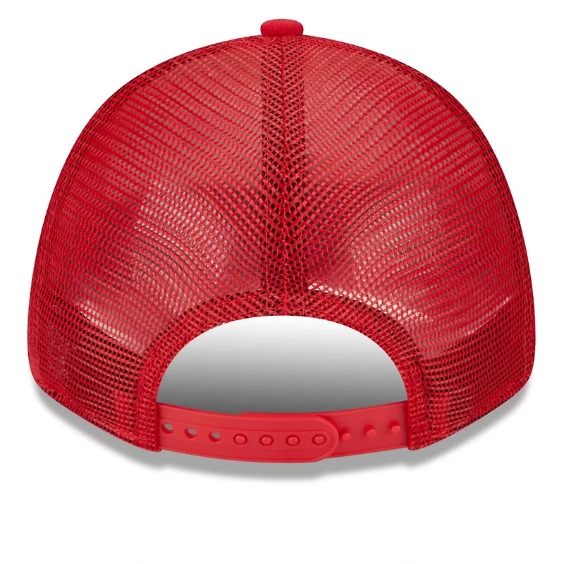 New Era /Red St Louis Cardinals Team Stripe Trucker 9FORTY Snapback Hat