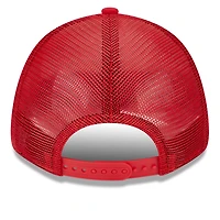 New Era /Red St Louis Cardinals Team Stripe Trucker 9FORTY Snapback Hat