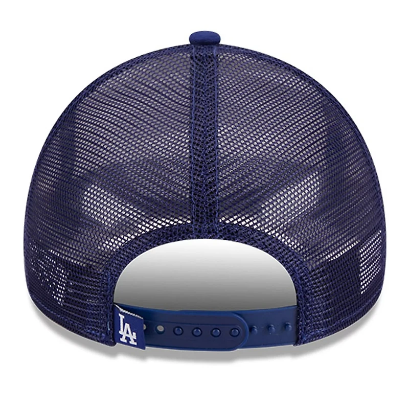 New Era /Royal Los Angeles Dodgers Stacked A-Frame Trucker 9FORTY Adjustable Hat