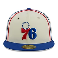 New Era /Royal Philadelphia 76ers Piping 2-Tone 59FIFTY Fitted Hat