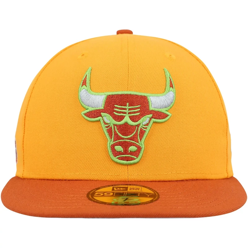 New Era /Rust Chicago Bulls 59FIFTY Fitted Hat