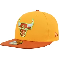 New Era /Rust Chicago Bulls 59FIFTY Fitted Hat