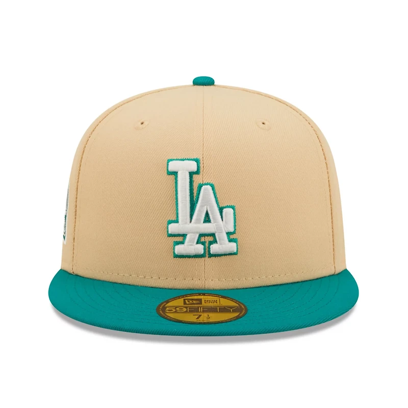 New Era /Teal Los Angeles Dodgers Mango Forest 59FIFTY fitted hat