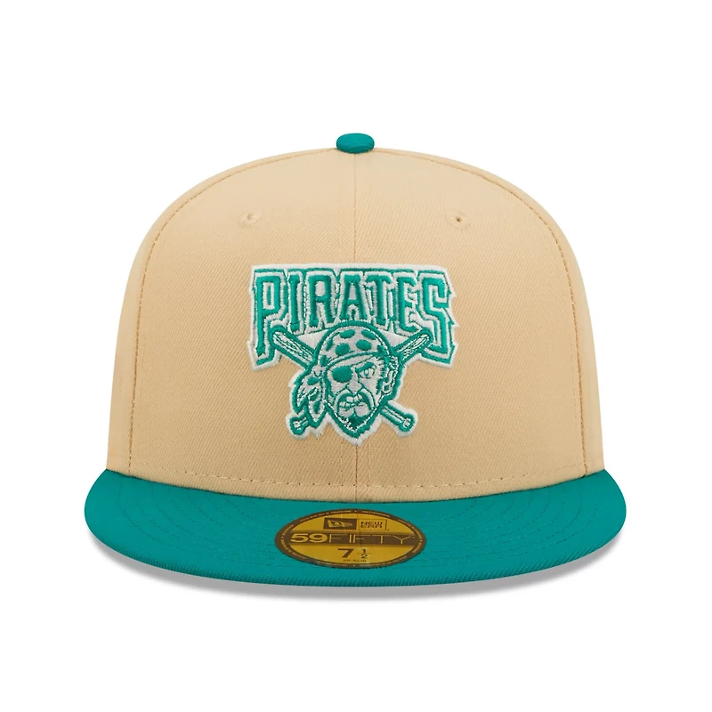 New Era /Teal Pittsburgh Pirates Mango Forest 59FIFTY fitted hat