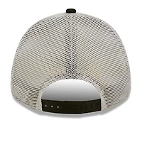 New Era /White Boston Red Sox Logo Patch 9FORTY Trucker Snapback Hat