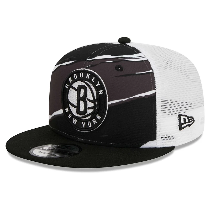 New Era /White Brooklyn Nets Tear Trucker 9FIFTY Adjustable Hat