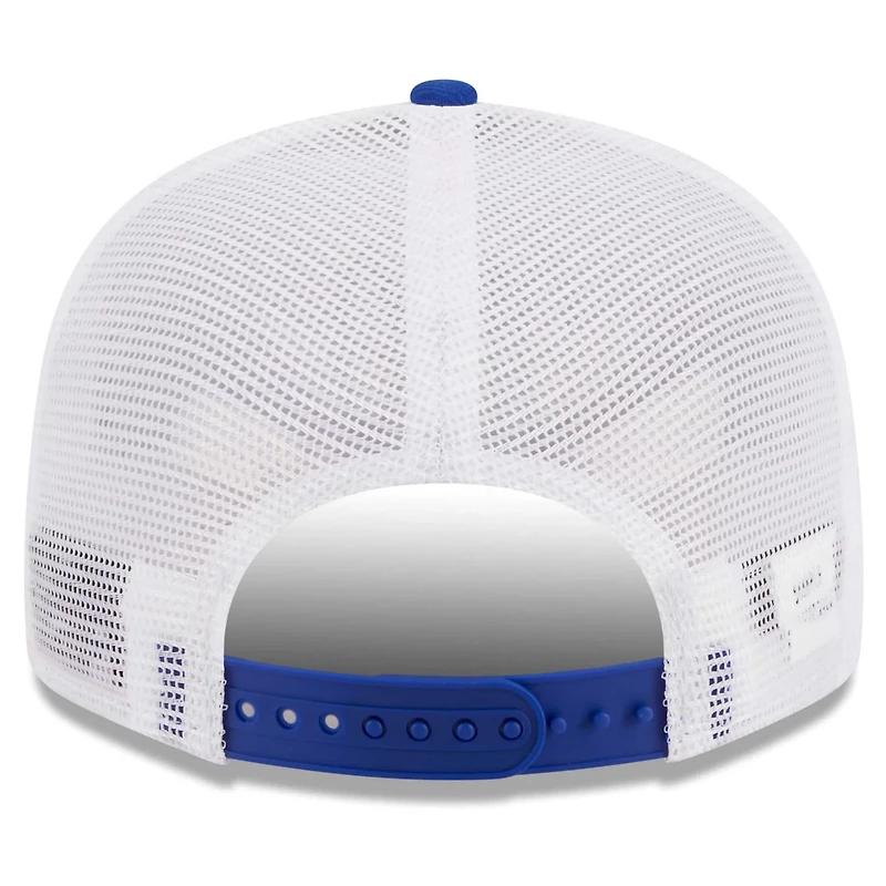 New Era /White Golden State Warriors Tear Trucker 9FIFTY Adjustable Hat