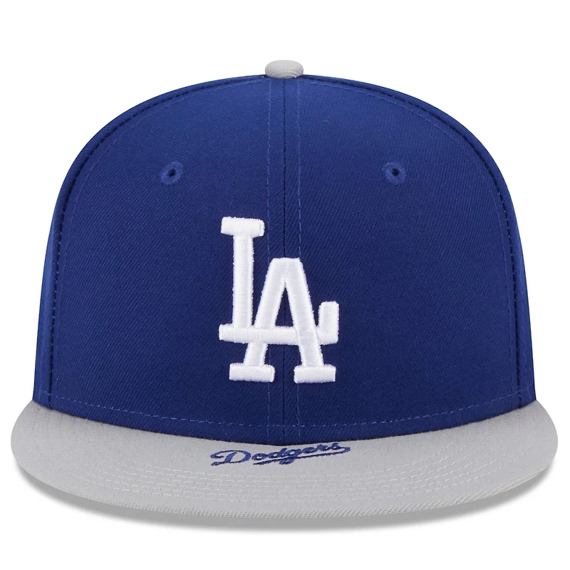 New Era /White Los Angeles Dodgers On Deck 59FIFTY Fitted Hat
