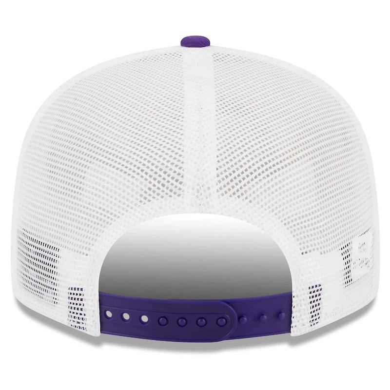 New Era /White Los Angeles Lakers Tear Trucker 9FIFTY Adjustable Hat