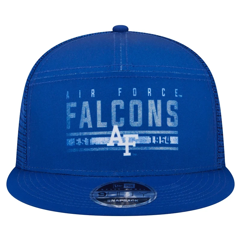 New Era Air Force Falcons Split Panel 9FIFTY Snapback Trucker Hat
