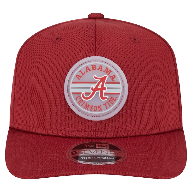 New Era Alabama Tide Patched 9SEVENTY Stretch-Snap Adjustable Hat