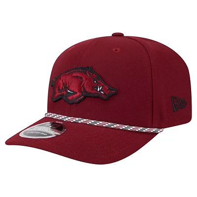New Era Arkansas Razorbacks Game Day Multi-Rope 9SEVENTY Stretch-Snap Hat