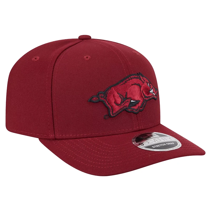 New Era Arkansas Razorbacks Team Collective 9SEVENTY Stretch-Snap Adjustable Hat