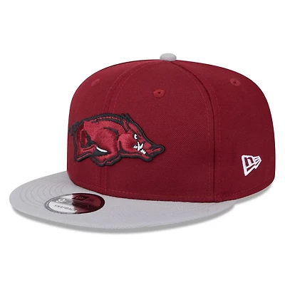 New Era Arkansas Razorbacks Two-Tone 9FIFTY Snapback Hat