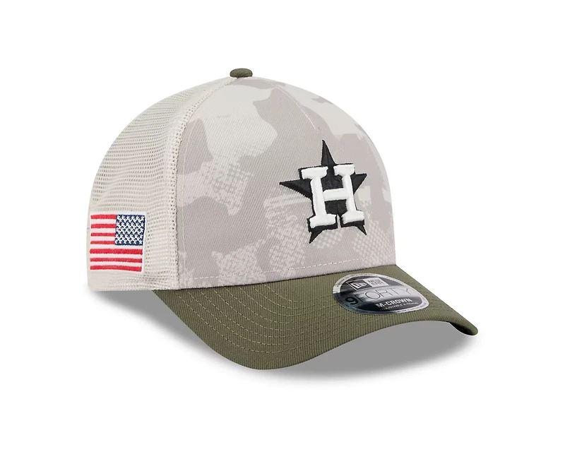 New Era Astros '25 Armed Forces 940 M-Crown Cap