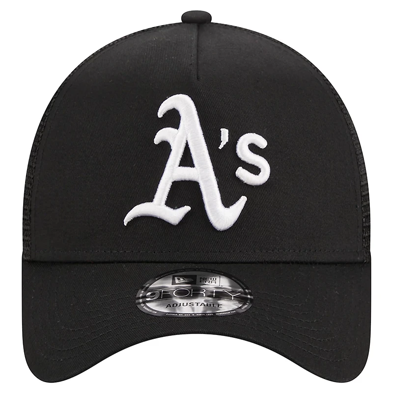 New Era Athletics A-Frame 9FORTY Trucker Adjustable Hat