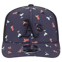 New Era Athletics Adventure Drinks Pattern 9SEVENTY Stretch-Snap Hat